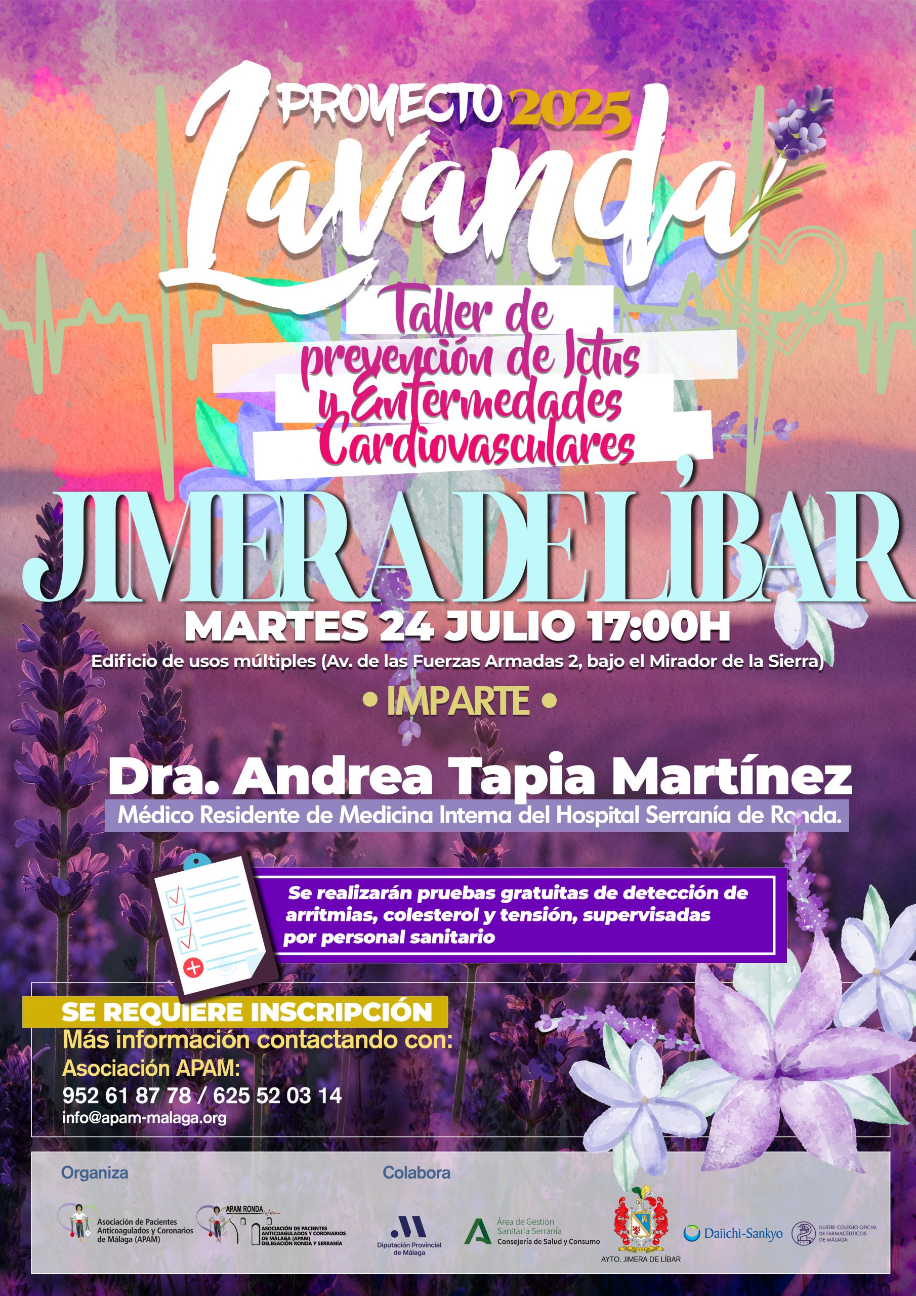 Taller prevención del Ictus Jimera de Líbar 24 julio